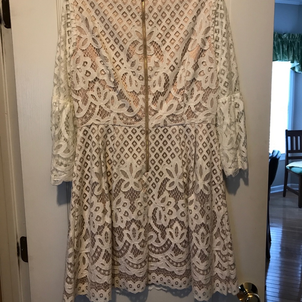 Eliza J Bell Sleeve Fit & Flare Dress Size 12